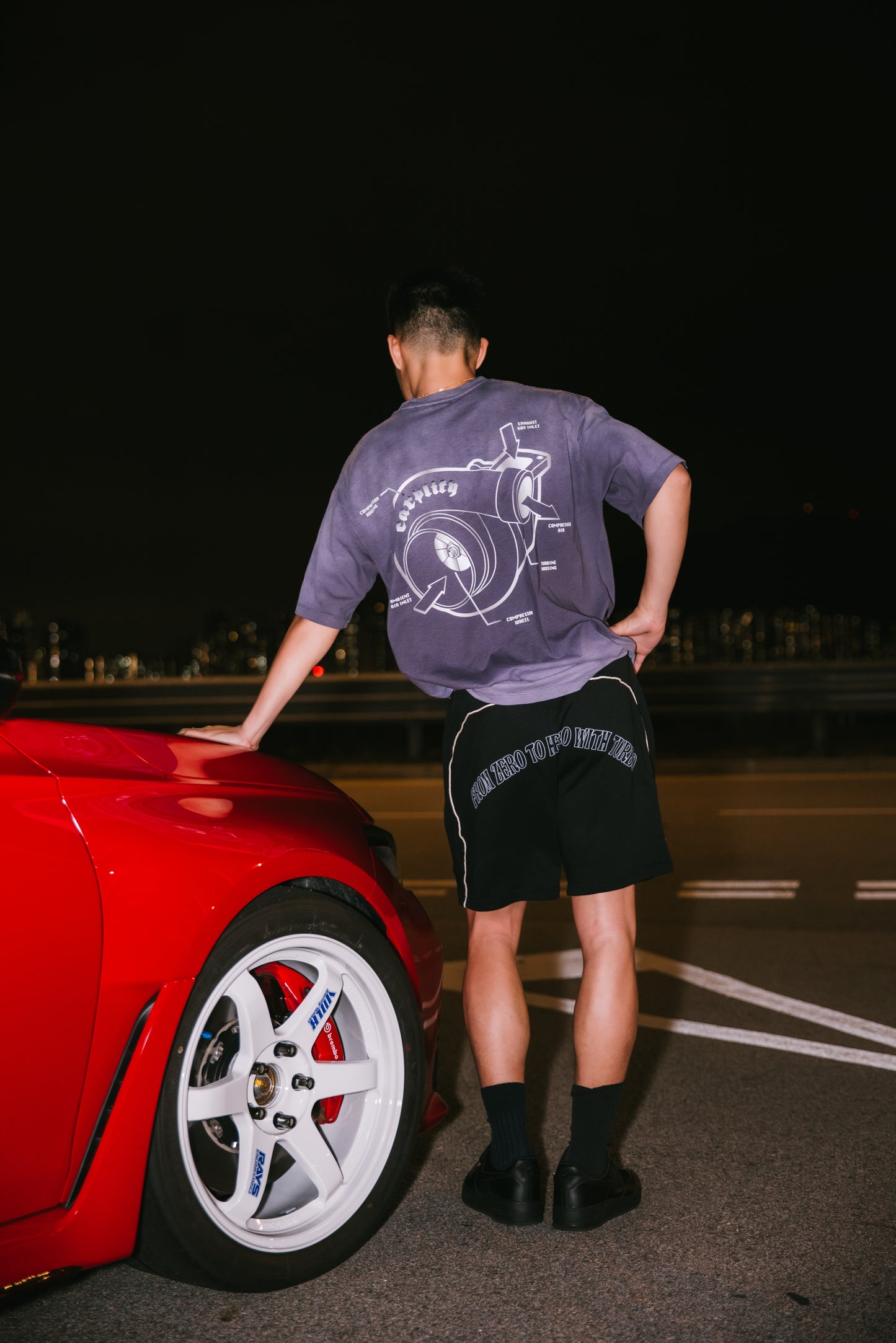 Turbo Purple Tee