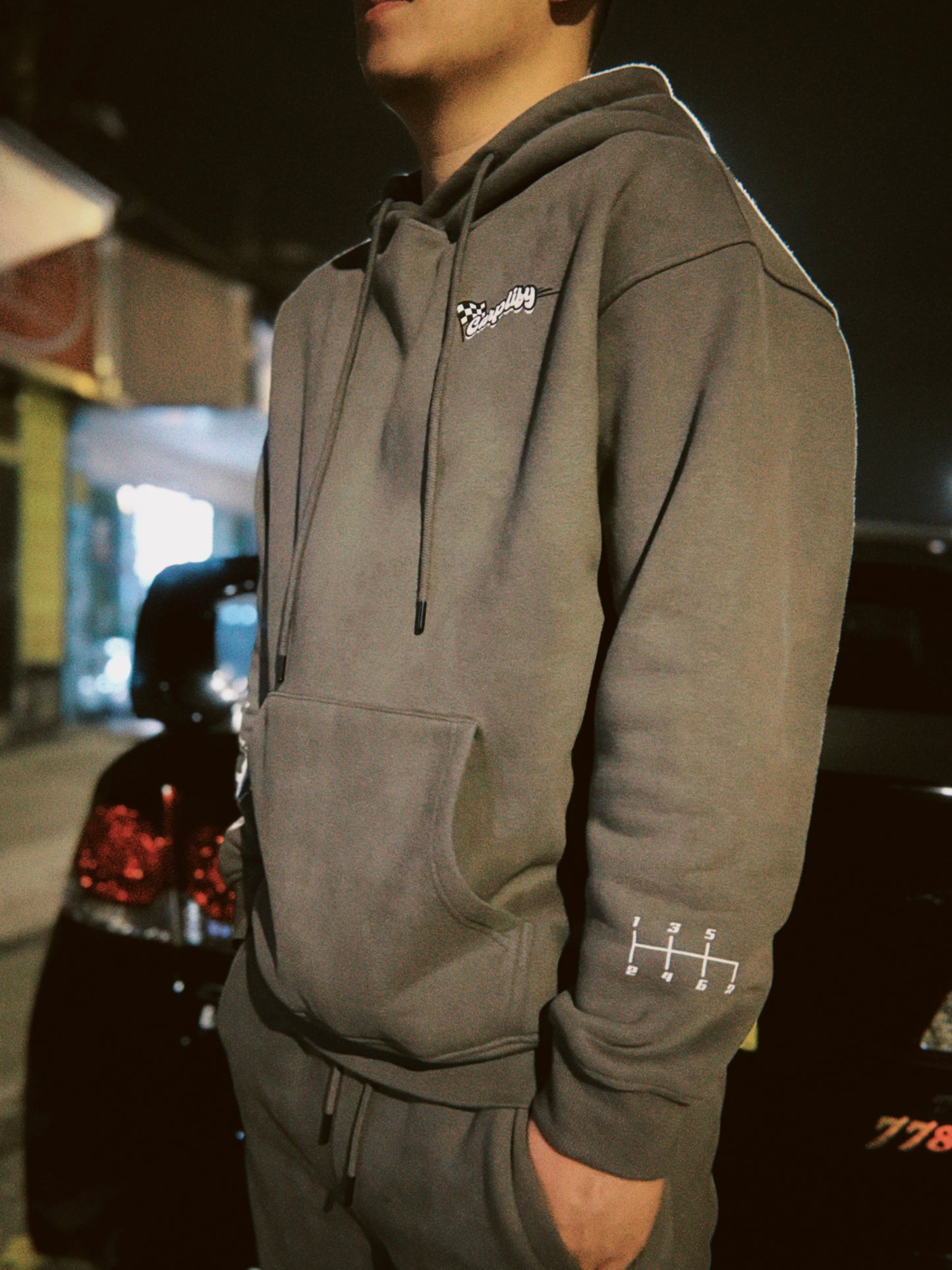 The Drift002 Taupe Hoodie