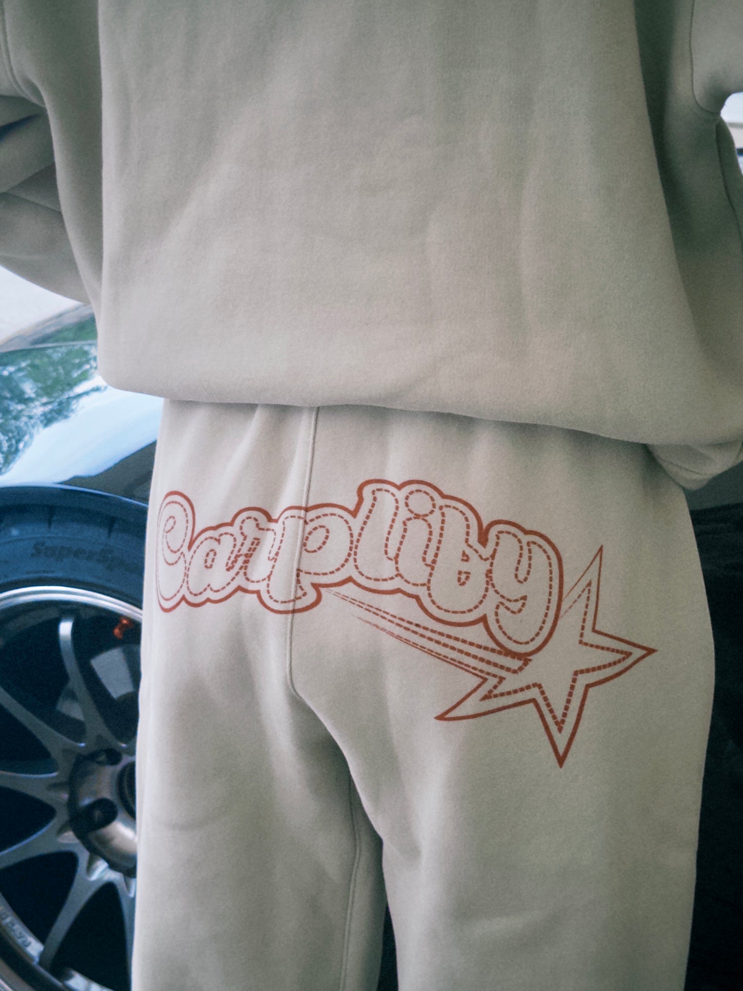 The Drift006 Gray Apricot Pants